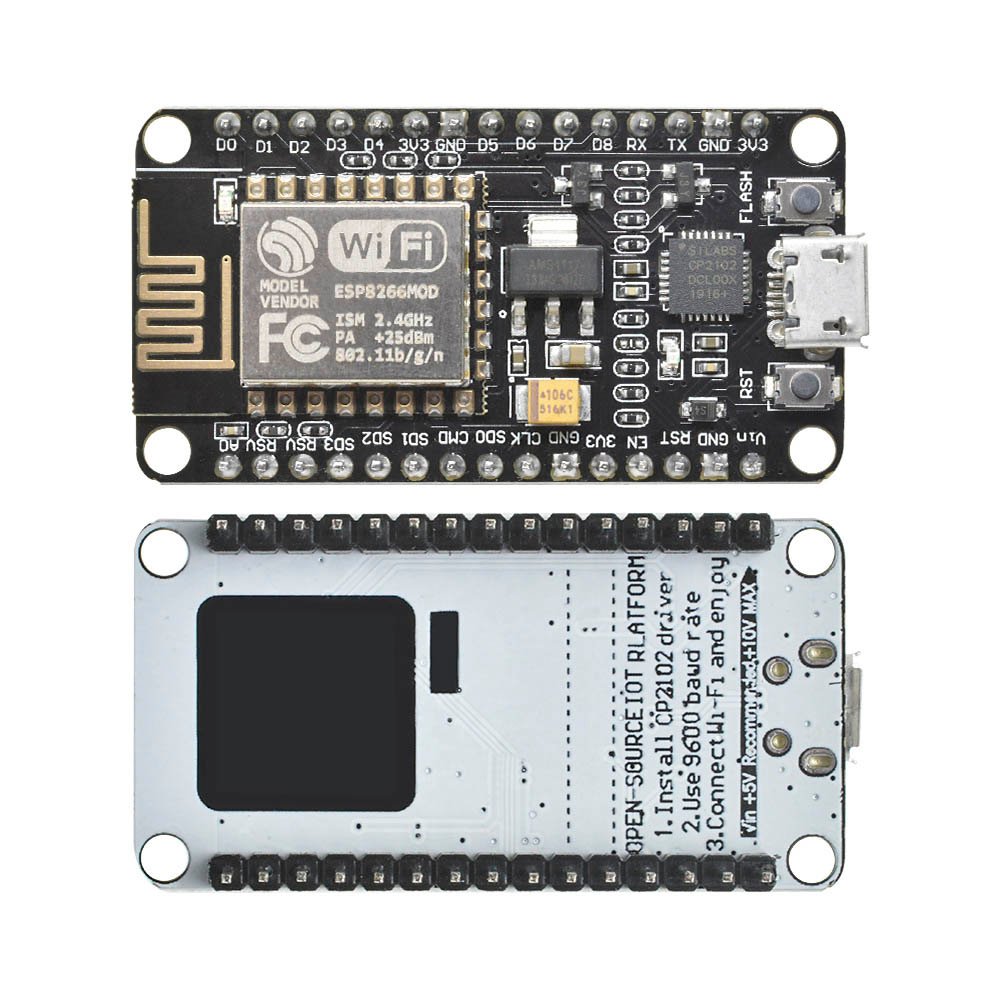 thumbnail image 2 of LoLin NodeMCU ESP8266 ESP-12 WiFi Development Board – ESP-12E, CP2102, Arduino Compatible 2 of 6